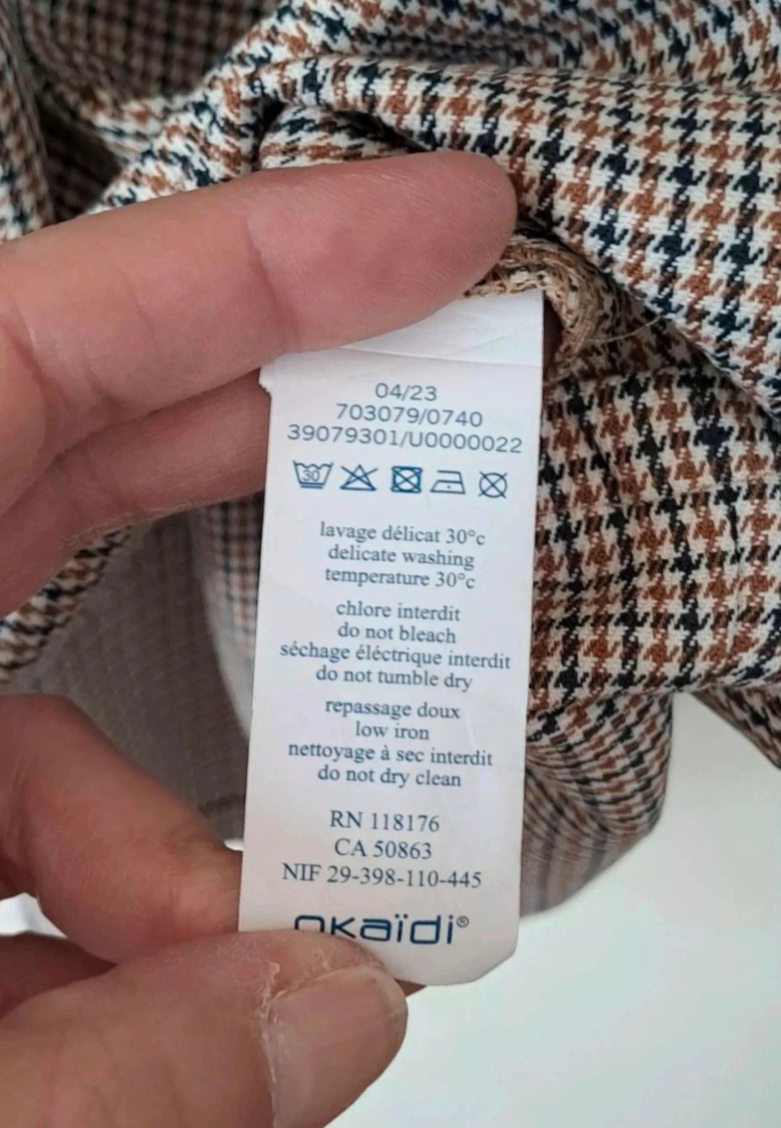 Okäidi ruitjesjurk voor meisjes van 12 jaar – photo 8